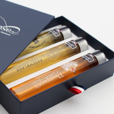 Spirituosen-Geschenkbox 3 französische Whiskys