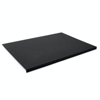 Desk Pad Urania Bonded Leather Black - Edge Protection and Double Stitching
