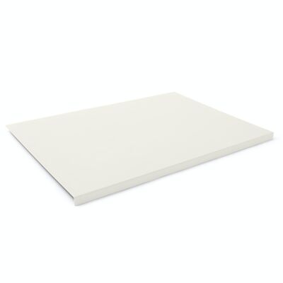 Schreibunterlage Urania Bonded Leather White - Kantenschutz und Doppelnähte