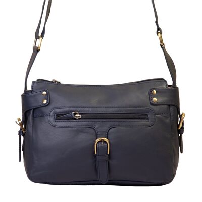 Rosy, Nappa Leather Shoulder Bag by Badbury & Oak