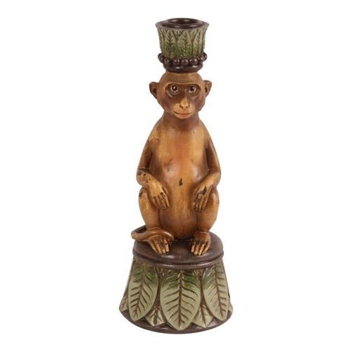 Candlestick Monkey 24 cm