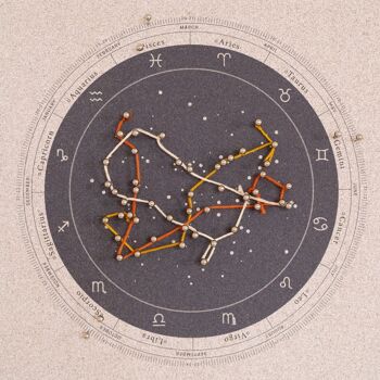Carte des étoiles avec votre constellation 3
