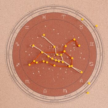 Carte des étoiles avec votre constellation 7