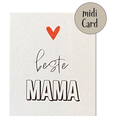Midi card best mom