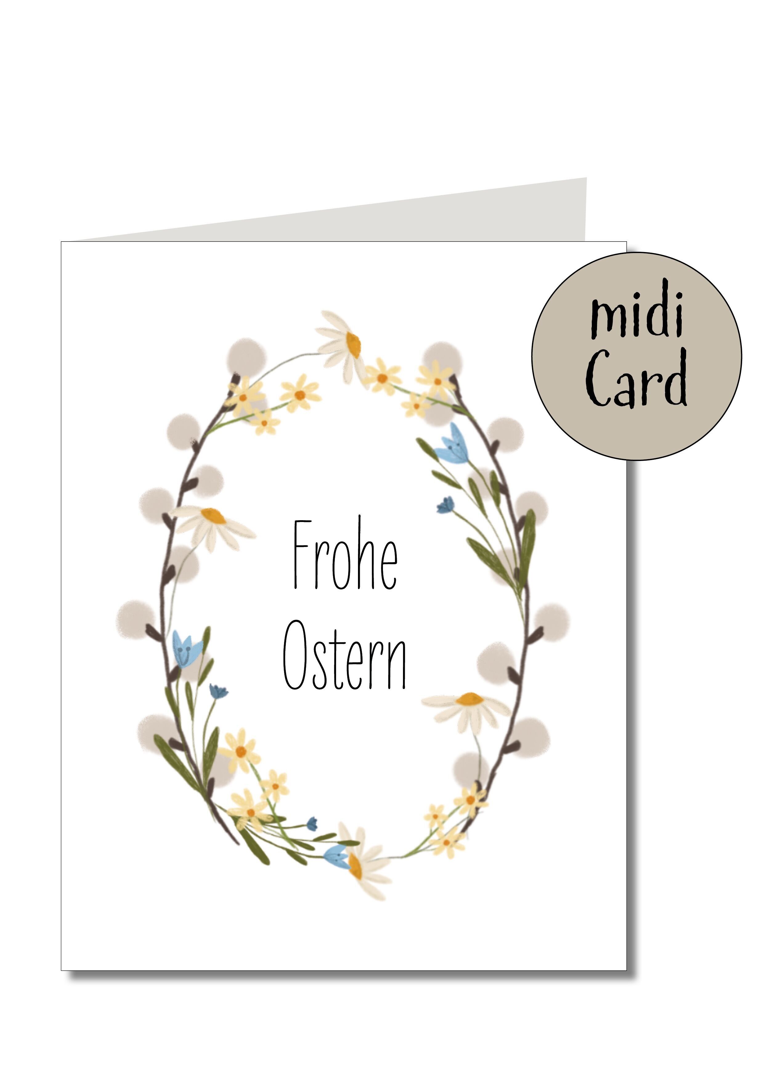 Midi Card pieghevole Buona Pasqua
