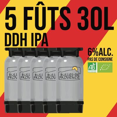 Bulles de Provence - Bier DDH IPA 6% - 5 Fässer