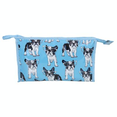 Kosmetiktasche French Bulldog Blue Soft Sided A-line Cosmetic Bag