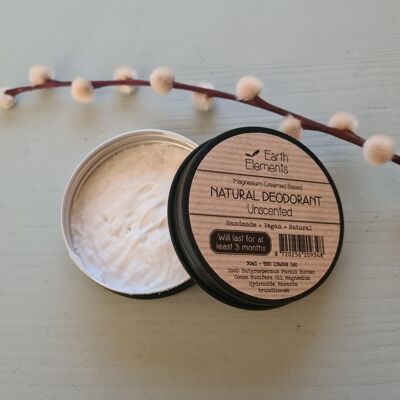 Natural Deodorant Unscented - without Baking Soda - Natural deodorant