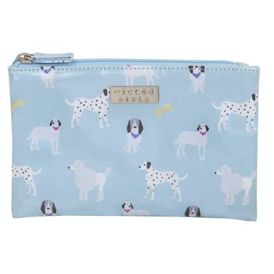 Cosmetic bag Show Dogs Large Flat Purse