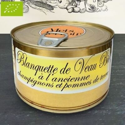 Blanquette de Veau Bio le plat traditionnelle de la cuisine française.