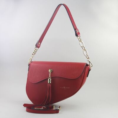 592739 Red - Leather bag