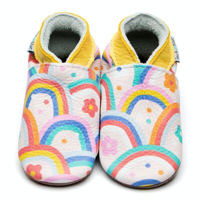 Baby-Lederschuhe mit Wildleder- oder Gummisohle - Iris