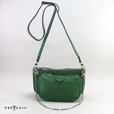 587753 Bamboo Green - Leather bag
