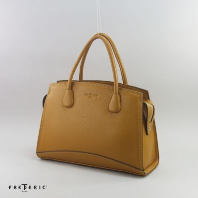 586264 Yellow - Leather bag