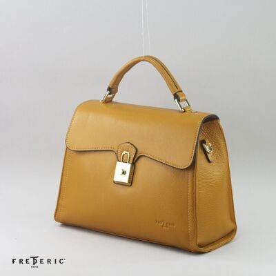 586256 Yellow - Leather bag