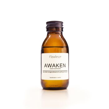 Diffuseur à roseau durable - Parfum : Awaken. Un mélange d'orange et de citronnelle. rafraîchissant, édifiant et de longue durée. Fabriqué à la main au Pays de Galles. 4