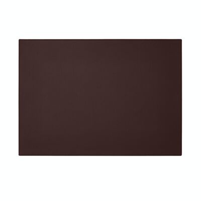 Desk Pad Palladio Real Leather Dark Brown - Square Corners and Perimeter Stitching