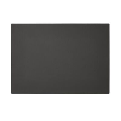 Desk Pad Palladio Real Leather Anthracite Grey - Square Corners and Perimeter Stitching