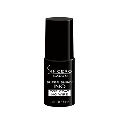 Gel polish top coat SINCERO SALON, 6ml, Super Shiny INO