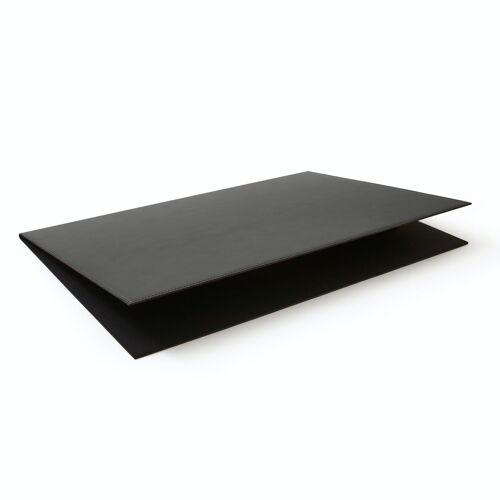 Foldable Desk Pad Gemini Bonded Leather Anthracite Grey - Perimeter Stitching