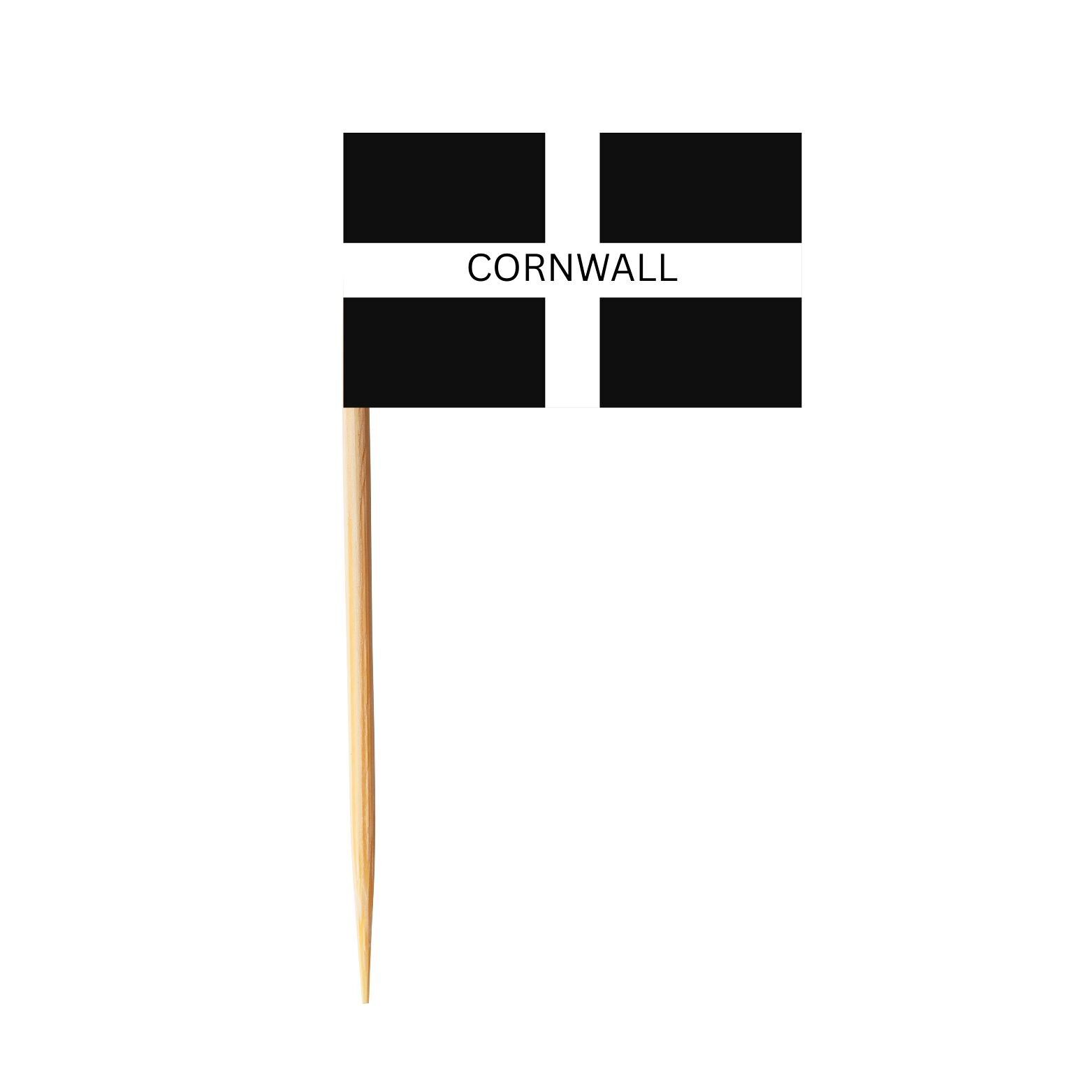 Packung mit 4 Cornwall-Sandflaggen