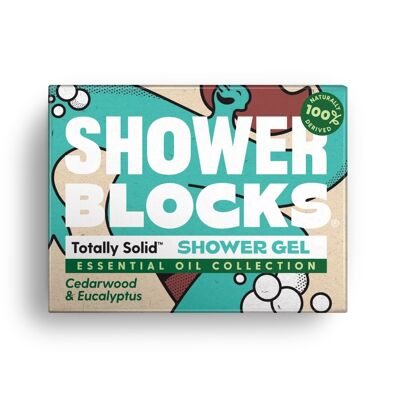 Totally Solid Shower Gel: Cedarwood & Eucalyptus Esseential Oils - Body Soap