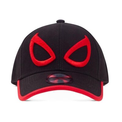 MARVEL COMICS Spider-Man Minimal Eyes Baseball Cap, Unisex, Black/Red (BA030550SPN)