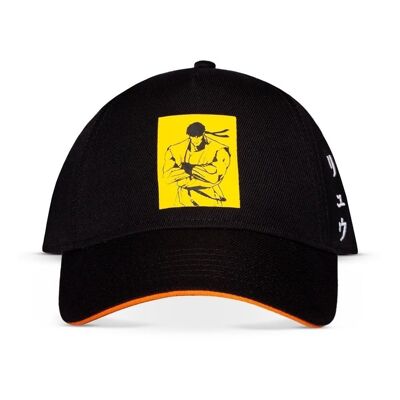STREET FIGHTER Ryu Cappellino regolabile con stampa poster giallo, nero/arancione (BA044528SFG)