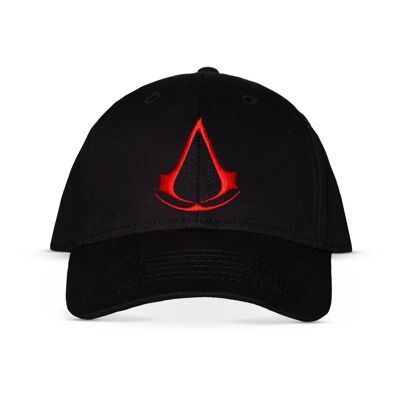 ASSASSIN'S CREED Cappellino regolabile con stemma con logo, nero (BA050222ASC)