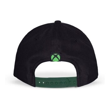 MICROSOFT Casquette réglable à imprimé graphique abstrait avec logo Xbox, noir/vert (BA125672XBX) 5