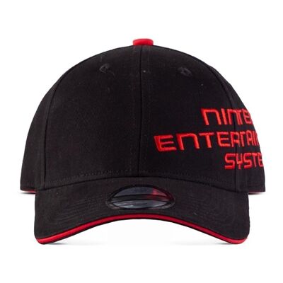 Cappello regolabile con logo NINTENDO NES, unisex, nero (BA175132NTN)