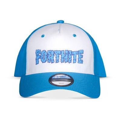 FORTNITE Icy Logo Adjustable Cap, Blue/White (BA175574FNT)