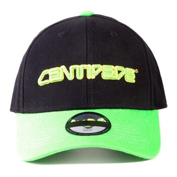 ATARI Centipede Logo Casquette réglable, unisexe, noir/vert (BA267225ATA) 1