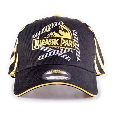 UNIVERSAL Jurassic Park Logo Street Baseball Cap, Unisex, Black/Yellow (BA323150JPK)