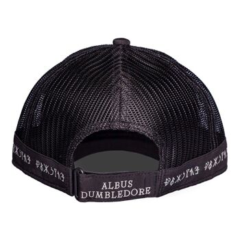 HARRY POTTER Les Animaux Fantastiques : Les Secrets de Dumbledore Dumbledore Graphic Print Trucker Cap, Noir (BA441145FBS) 5