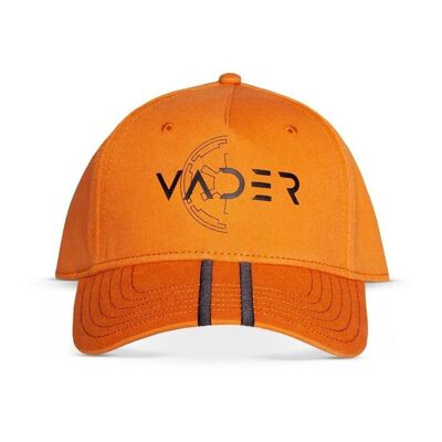 STAR WARS Obi-Wan Kenobi Vader Logo Gorra ajustable, naranja/negro (BA471127OWK)