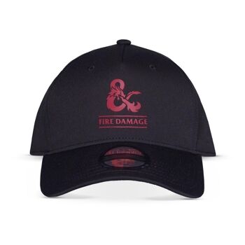 HASBRO Dungeons & Dragons Casquette réglable pour dégâts de feu Noir (BA562625HSB) 1