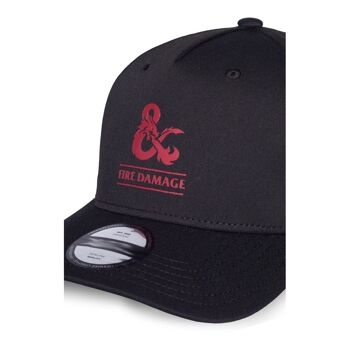 HASBRO Dungeons & Dragons Casquette réglable pour dégâts de feu Noir (BA562625HSB) 2