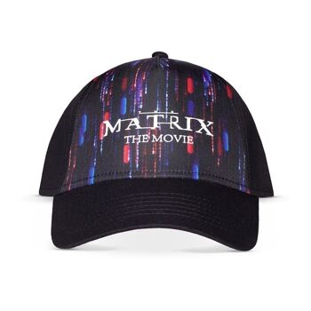 WARNER BROS The Matrix Resurrections Red and Blue Pill Poster Logo Casquette de baseball ajustable Multicolore (BA612807MTX) 1