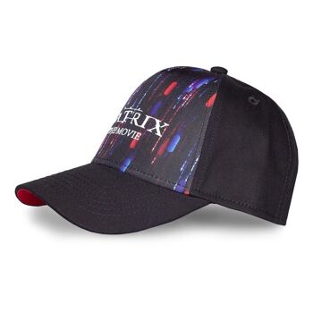 WARNER BROS The Matrix Resurrections Red and Blue Pill Poster Logo Casquette de baseball ajustable Multicolore (BA612807MTX) 2