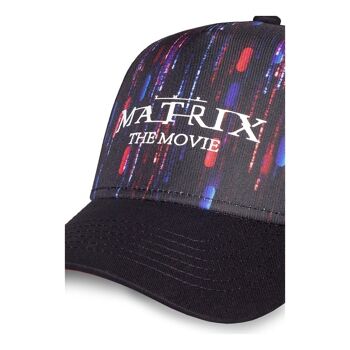 WARNER BROS The Matrix Resurrections Red and Blue Pill Poster Logo Casquette de baseball ajustable Multicolore (BA612807MTX) 3