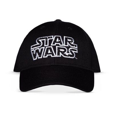 Cappellino regolabile con logo STAR WARS, nero (BA802156STW)
