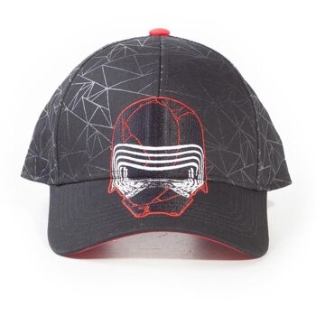 Masque STAR WARS Rise of Skywalker Kylo Ren avec casquette réglable à motif Web, unisexe, noir/rouge (BA871100STW) 3