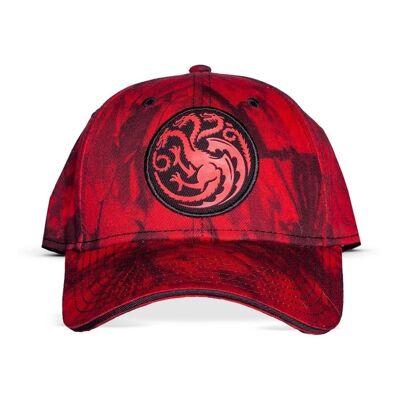 GAME OF THRONES House of Dragons House Targaryen Symbol Patch Adjustable Cap (BA887258GOT)