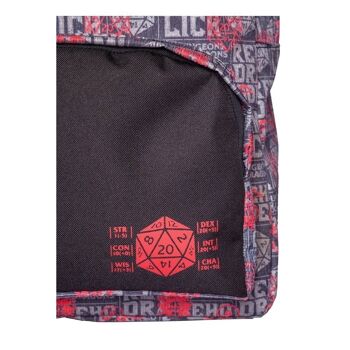 HASBRO Dungeons & Dragons Logo avec sac à dos imprimé sur toute la surface Multicolore (BP415104HSB) 4