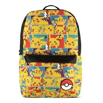 POKEMON Pikachu Comic Book Strip Sac à dos à imprimé intégral Multicolore (BP618761POK) 1