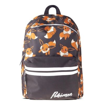 POKEMON Eevee Zaino con stampa all-over, unisex, nero (BP688152POK)