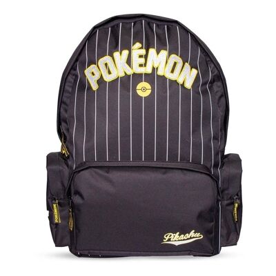 POKEMON Logo Deluxe Mochila, Negro (BP871731POK)