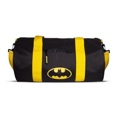 DC COMICS Batman Logo Sportsbag, Negro/Amarillo (DB067420BTM)