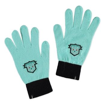 POKEMON Bulbizarre Train Bonnet rigide et gants tricotés Coffret cadeau Turquoise/noir (GS360701POK) 4